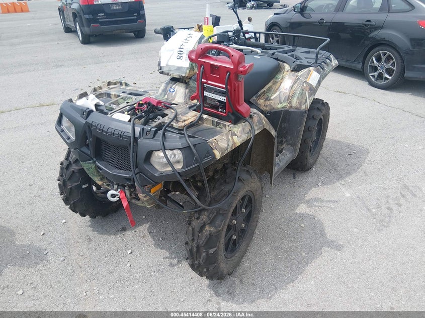 2015 Polaris Sportsman VIN 4XASXE953FA641539 IAAI salvage auction — NO DAMAGE, Salvage (Missouri), sold $1,500 on 2026-07-18 (photo 1)