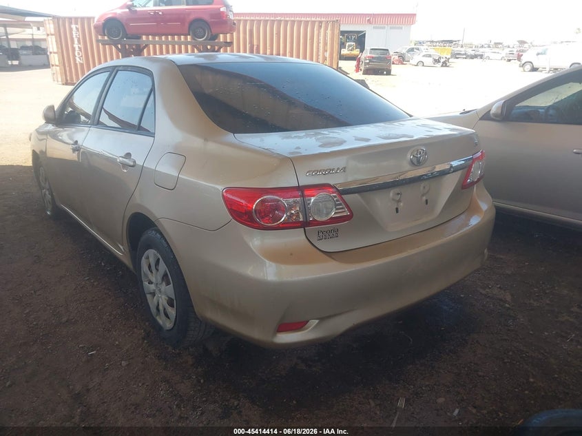 2011 Toyota Corolla VIN JTDBU4EE9B9132651 IAAI salvage auction — ENGINE DAMAGE, Clear (Arizona), sold $25 on 2026-07-28 (photo 3)