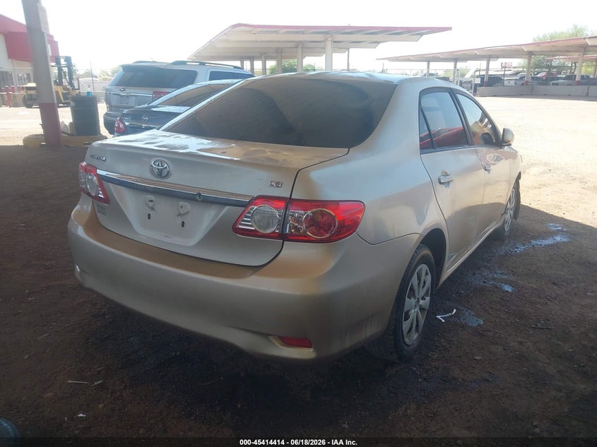 2011 Toyota Corolla VIN JTDBU4EE9B9132651 IAAI salvage auction — ENGINE DAMAGE, Clear (Arizona), sold $25 on 2026-07-28 (photo 4)