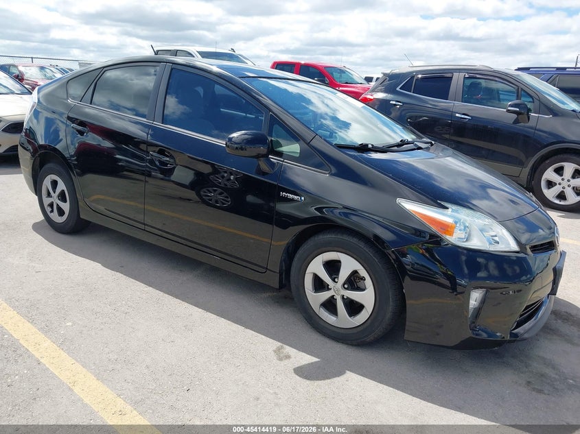 2012 Toyota Prius VIN JTDKN3DUXC1539250 IAAI salvage auction — LEFT FRONT, Salvage (Texas), sold $1,925 on 2026-07-16 (photo 1)