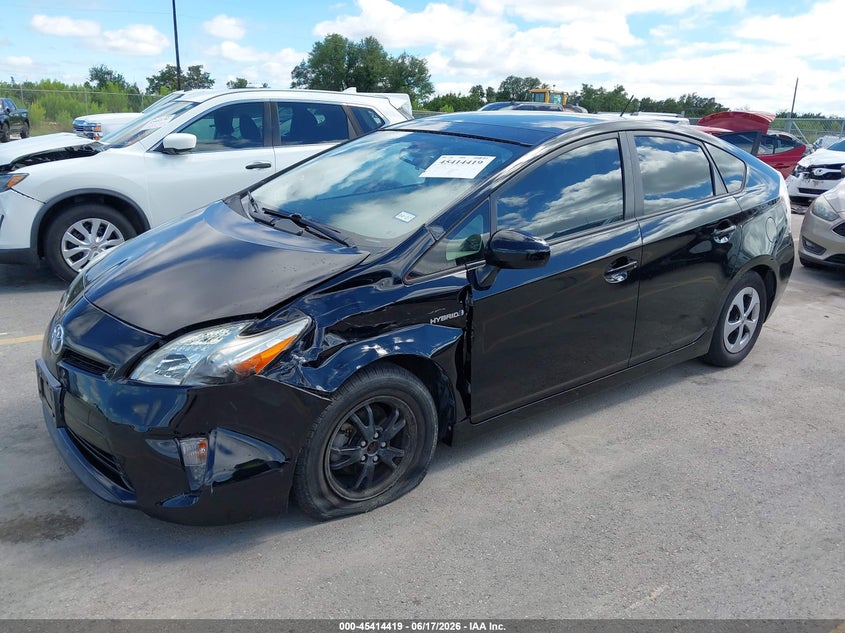 2012 Toyota Prius VIN JTDKN3DUXC1539250 IAAI salvage auction — LEFT FRONT, Salvage (Texas), sold $1,925 on 2026-07-16 (photo 2)