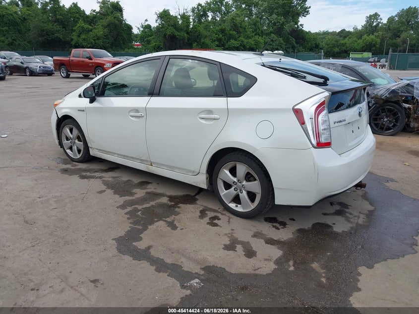 2014 Toyota Prius VIN JTDKN3DU5E1766297 IAAI salvage auction — FRONT END, Salvage Title, sold $1,950 on 2026-07-22 (photo 3)