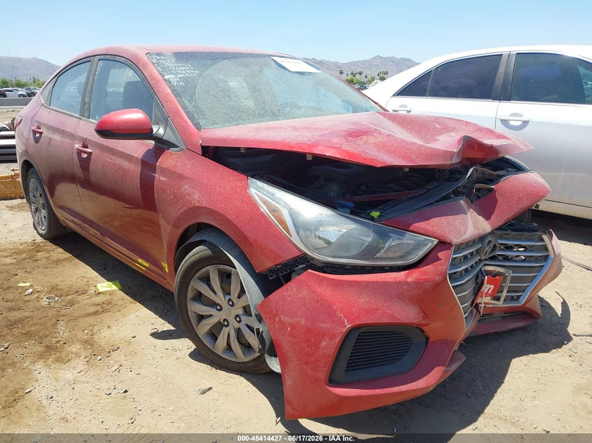 2019 Hyundai Accent VIN 3KPC24A36KE046840 IAAI salvage auction — FRONT END, Salvage (Arizona), sold $675 on 2026-07-25 (photo 1)