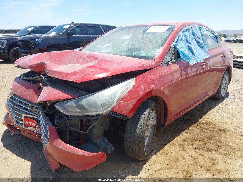 2019 Hyundai Accent VIN 3KPC24A36KE046840 IAAI salvage auction — FRONT END, Salvage (Arizona), sold $675 on 2026-07-25 (photo 2)