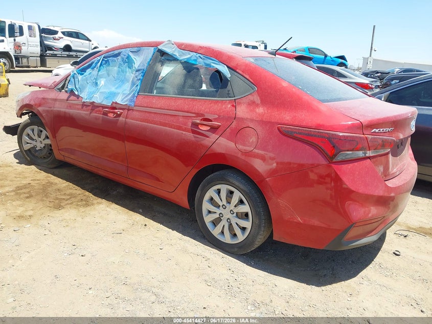 2019 Hyundai Accent VIN 3KPC24A36KE046840 IAAI salvage auction — FRONT END, Salvage (Arizona), sold $675 on 2026-07-25 (photo 3)