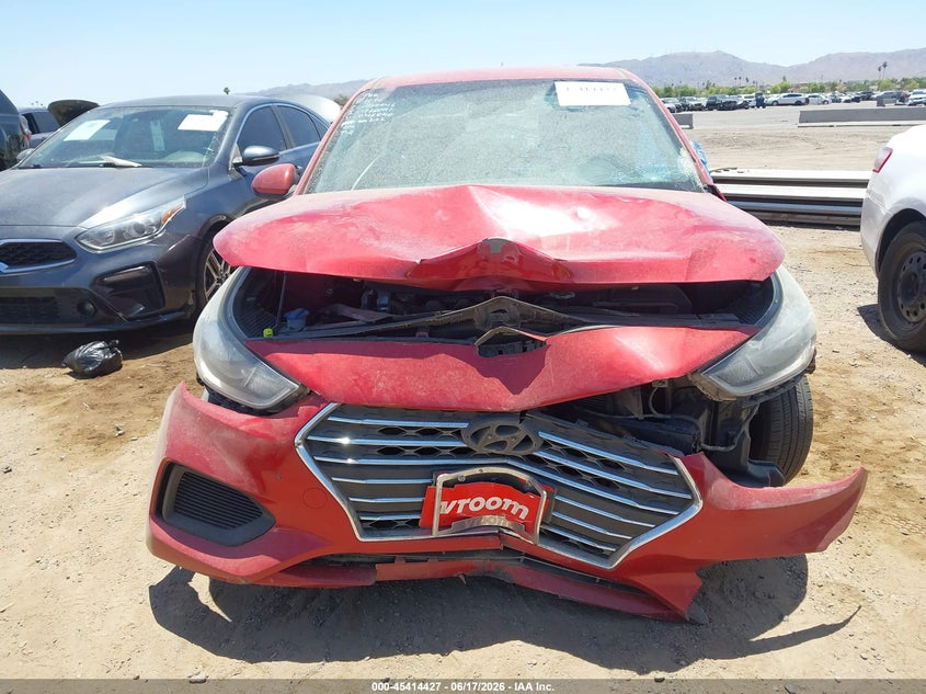 2019 Hyundai Accent VIN 3KPC24A36KE046840 IAAI salvage auction — FRONT END, Salvage (Arizona), sold $675 on 2026-07-25 (photo 6)