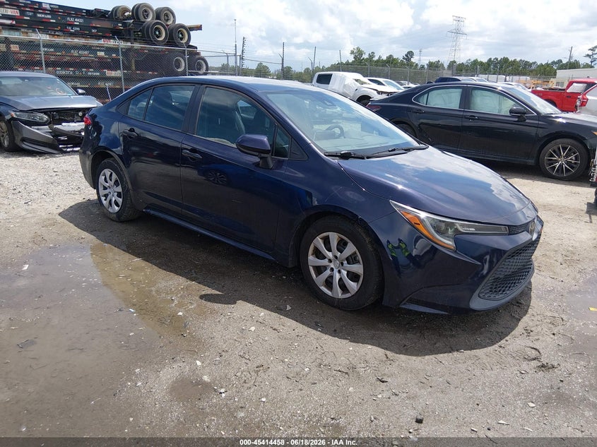 2020 Toyota Corolla VIN 5YFEPRAE2LP056483 IAAI salvage auction — LEFT FRONT, Salvage (Georgia), sold $4,400 on 2026-07-24 (photo 1)