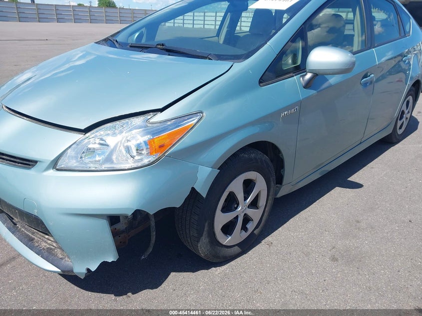 2013 Toyota Prius VIN JTDKN3DU8D1652051 IAAI salvage auction — NORMAL WEAR, Clear (Wisconsin), sold $875 on 2026-07-21 (photo 6)