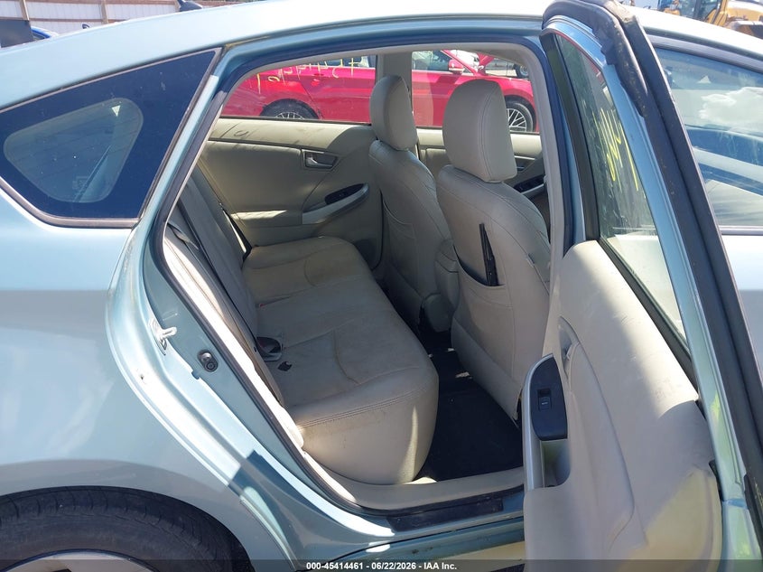 2013 Toyota Prius VIN JTDKN3DU8D1652051 IAAI salvage auction — NORMAL WEAR, Clear (Wisconsin), sold $875 on 2026-07-21 (photo 8)