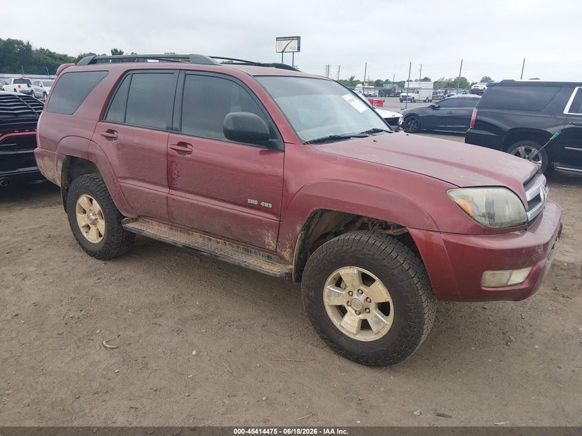 2005 Toyota 4runner VIN JTEBT14R758021284 IAAI salvage auction — SIDE, Clear (Arkansas), sold $2,250 on 2026-07-15 (photo 1)