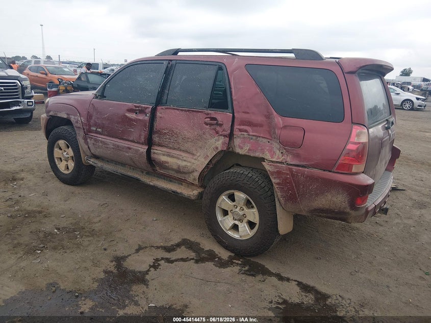2005 Toyota 4runner VIN JTEBT14R758021284 IAAI salvage auction — SIDE, Clear (Arkansas), sold $2,250 on 2026-07-15 (photo 3)