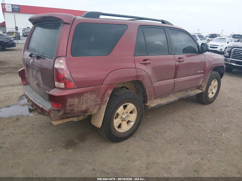 2005 Toyota 4runner VIN JTEBT14R758021284 IAAI salvage auction — SIDE, Clear (Arkansas), sold $2,250 on 2026-07-15 (photo 4)