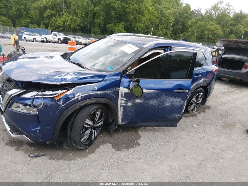 2021 Nissan Rogue VIN JN8AT3DD6MW300451 IAAI salvage auction — ROLLOVER, Salvage Title, sold $2,650 on 2026-07-28 (photo 6)