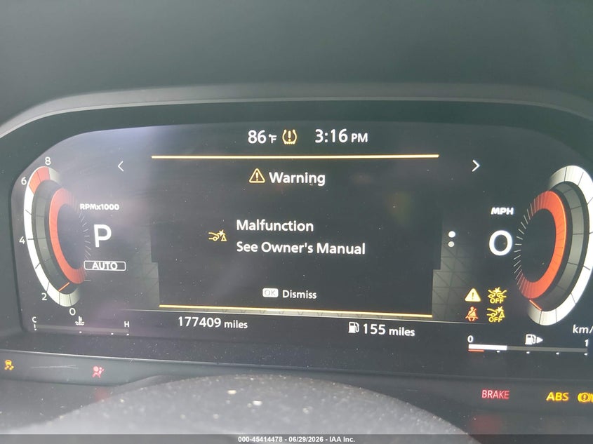 2021 Nissan Rogue VIN JN8AT3DD6MW300451 IAAI salvage auction — ROLLOVER, Salvage Title, sold $2,650 on 2026-07-28 (photo 7)