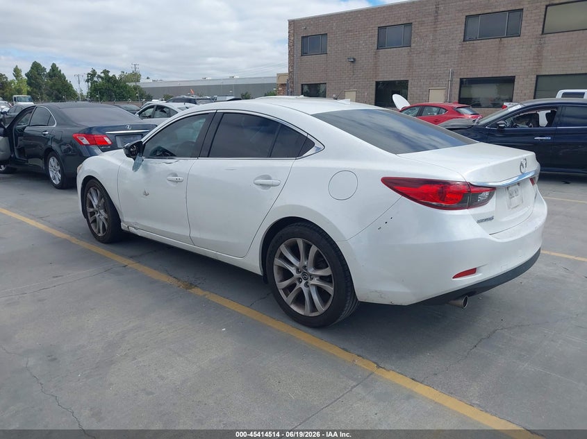 2016 Mazda 6 VIN JM1GJ1V55G1465321 IAAI salvage auction — LEFT SIDE, Salvage (California), sold $2,200 on 2026-07-06 (photo 3)