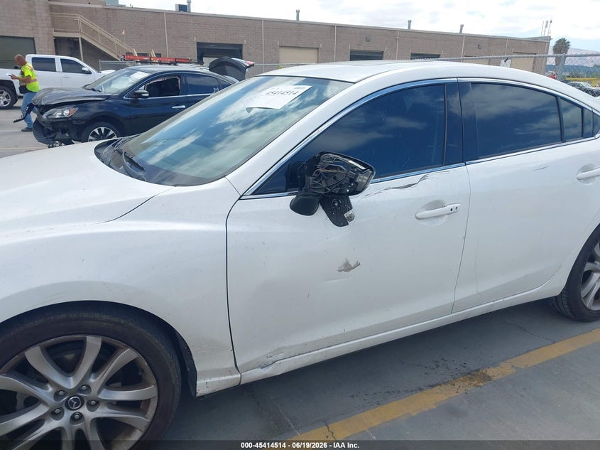 2016 Mazda 6 VIN JM1GJ1V55G1465321 IAAI salvage auction — LEFT SIDE, Salvage (California), sold $2,200 on 2026-07-06 (photo 6)