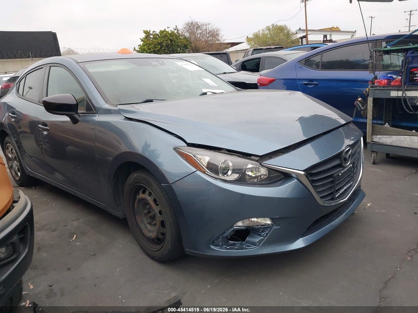2015 Mazda 3 VIN JM1BM1T73F1271620 IAAI salvage auction — LEFT SIDE, Salvage Title, sold $550 on 2026-07-15 (photo 1)