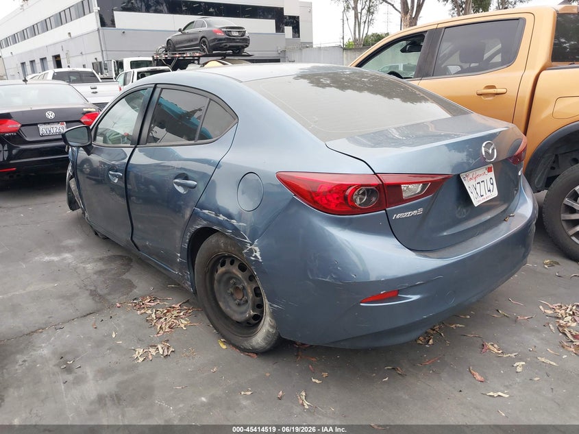 2015 Mazda 3 VIN JM1BM1T73F1271620 IAAI salvage auction — LEFT SIDE, Salvage Title, sold $550 on 2026-07-15 (photo 3)