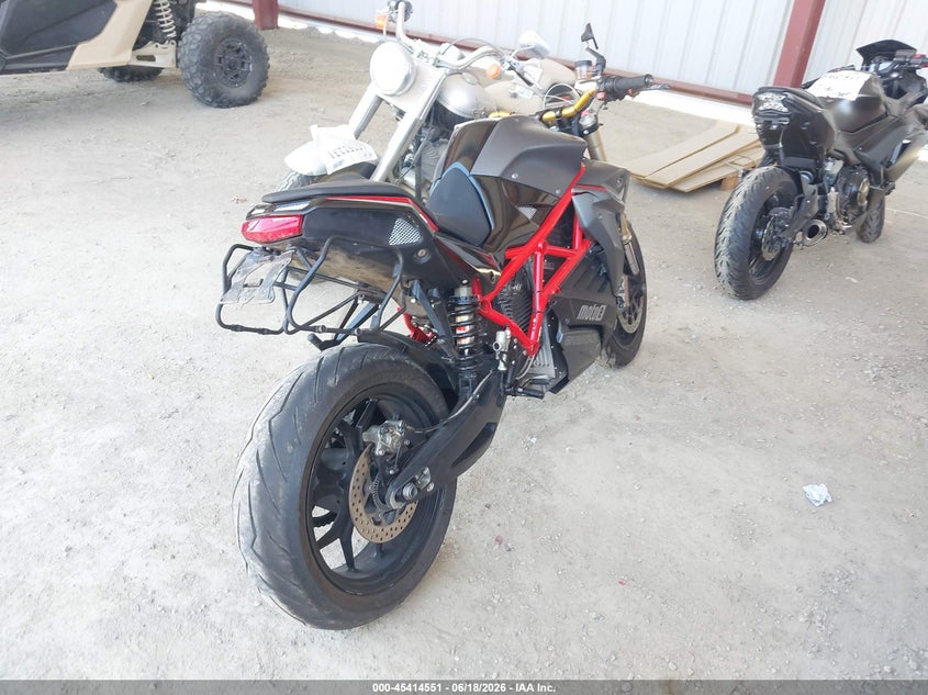 2021 Energica VIN ZNNR1A1B5MS000096 IAAI salvage auction — FRONT END, Salvage (California), sold $2,200 on 2026-07-14 (photo 4)