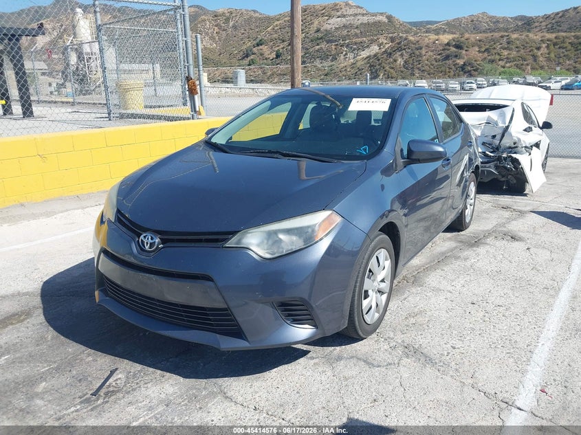 2015 Toyota Corolla VIN 5YFBURHE1FP231358 IAAI salvage auction — LEFT SIDE, Salvage (California), sold $4,500 on 2026-07-15 (photo 2)
