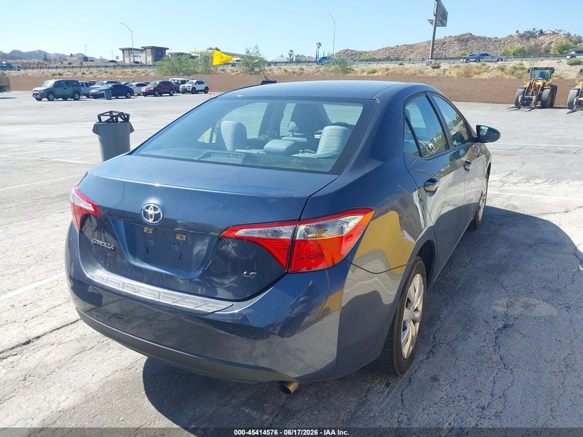 2015 Toyota Corolla VIN 5YFBURHE1FP231358 IAAI salvage auction — LEFT SIDE, Salvage (California), sold $4,500 on 2026-07-15 (photo 4)