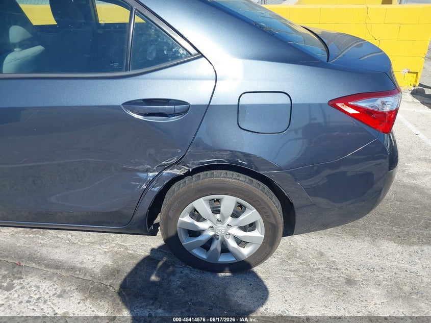 2015 Toyota Corolla VIN 5YFBURHE1FP231358 IAAI salvage auction — LEFT SIDE, Salvage (California), sold $4,500 on 2026-07-15 (photo 6)