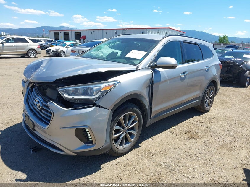 2018 Hyundai Santa fe VIN KM8SM4HF5JU278749 IAAI salvage auction — FRONT END, Bill Of Sale (Washington), sold $1,400 on 2026-07-07 (photo 2)