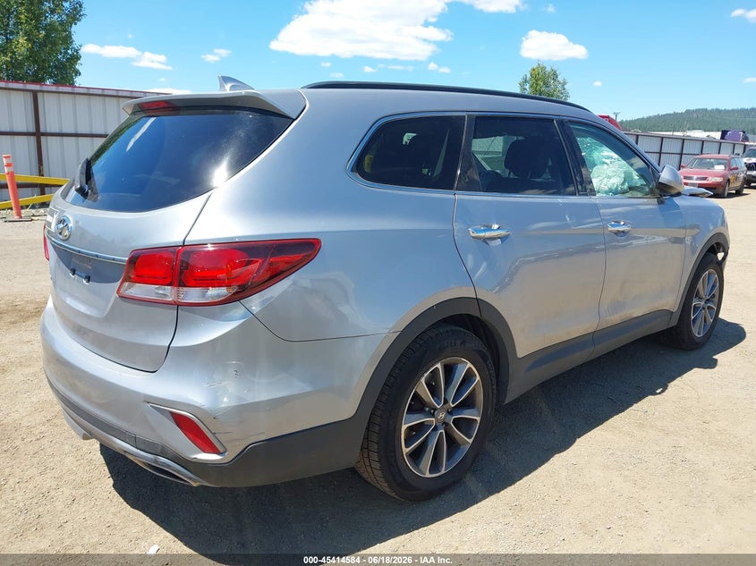 2018 Hyundai Santa fe VIN KM8SM4HF5JU278749 IAAI salvage auction — FRONT END, Bill Of Sale (Washington), sold $1,400 on 2026-07-07 (photo 4)