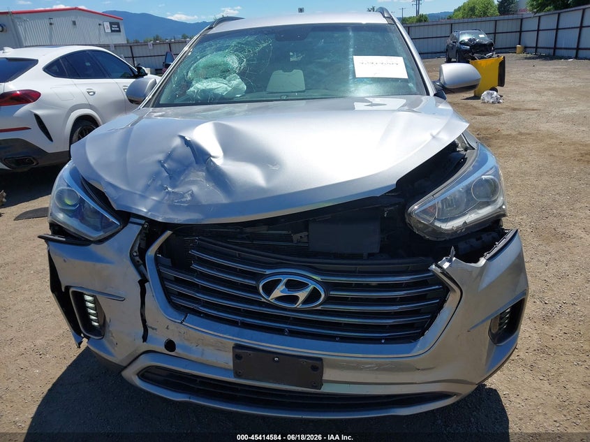 2018 Hyundai Santa fe VIN KM8SM4HF5JU278749 IAAI salvage auction — FRONT END, Bill Of Sale (Washington), sold $1,400 on 2026-07-07 (photo 6)