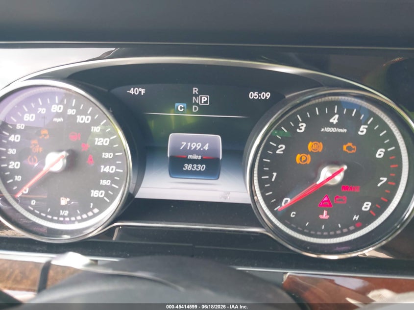 2017 Mercedes-benz E-klasse VIN WDDZF4JB7HA114828 IAAI salvage auction — FRONT END, Salvage (Texas), sold $5,325 on 2026-08-13 (photo 7)