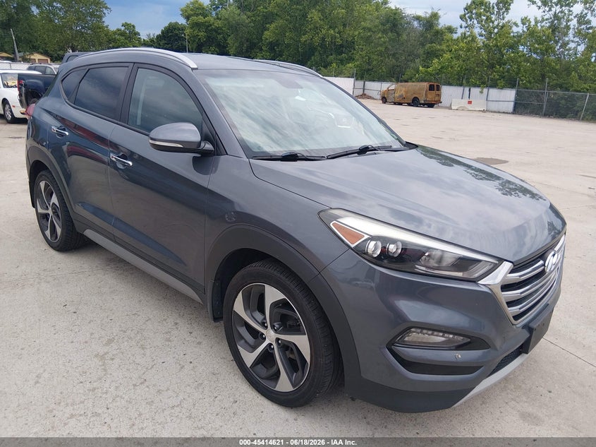 2017 Hyundai Tucson VIN KM8J3CA21HU341419 IAAI salvage auction — UNKNOWN, Salvage (Missouri), sold $2,150 on 2026-07-28 (photo 1)