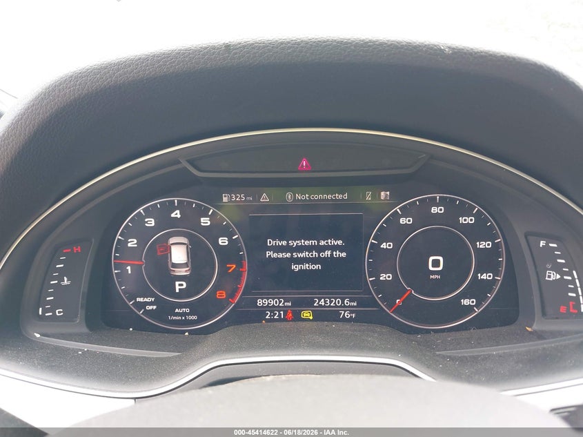 2019 Audi Q7 VIN WA1LHAF74KD037638 IAAI salvage auction — SIDE, Salvage Title, sold $8,050 on 2026-08-25 (photo 7)