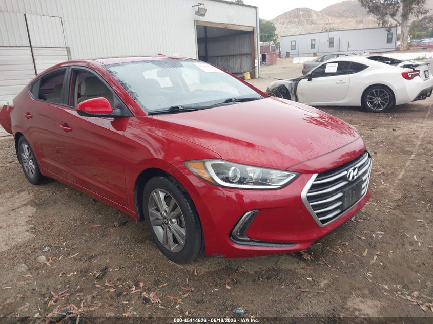 2017 Hyundai Elantra VIN KMHD84LF7HU225436 IAAI salvage auction — REAR END, Salvage Title, sold $1,900 on 2026-07-21 (photo 1)
