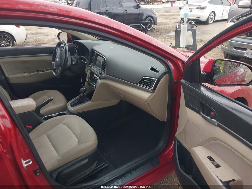 2017 Hyundai Elantra VIN KMHD84LF7HU225436 IAAI salvage auction — REAR END, Salvage Title, sold $1,900 on 2026-07-21 (photo 5)