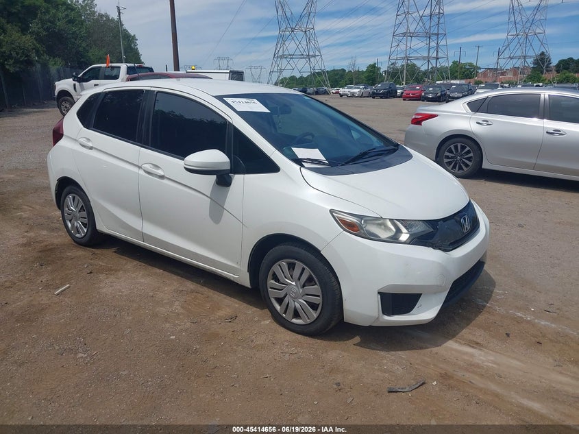 2016 Honda Fit VIN JHMGK5H58GS002467 IAAI salvage auction — UNKNOWN, Salvage (Pennsylvania), sold $2,150 on 2026-07-17 (photo 1)