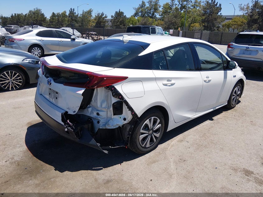 2017 Toyota Prius VIN JTDKARFP0H3001903 IAAI salvage auction — REAR END, Salvage (California), sold $8,150 on 2026-07-13 (photo 4)