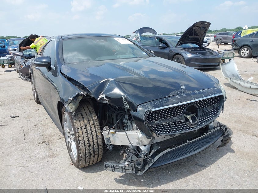 2018 Mercedes-benz E-klasse VIN WDD1J6FB9JF013542 IAAI salvage auction — FRONT END, Original (Texas), sold $10,700 on 2026-08-18 (photo 1)