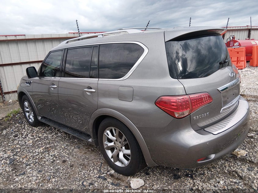 2012 Infiniti Qx56 VIN JN8AZ2NF8C9518719 IAAI salvage auction — NORMAL WEAR, Clear (Arkansas), sold $825 on 2026-07-30 (photo 3)
