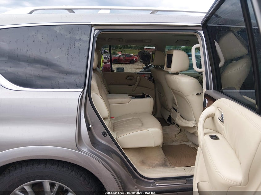 2012 Infiniti Qx56 VIN JN8AZ2NF8C9518719 IAAI salvage auction — NORMAL WEAR, Clear (Arkansas), sold $825 on 2026-07-30 (photo 8)