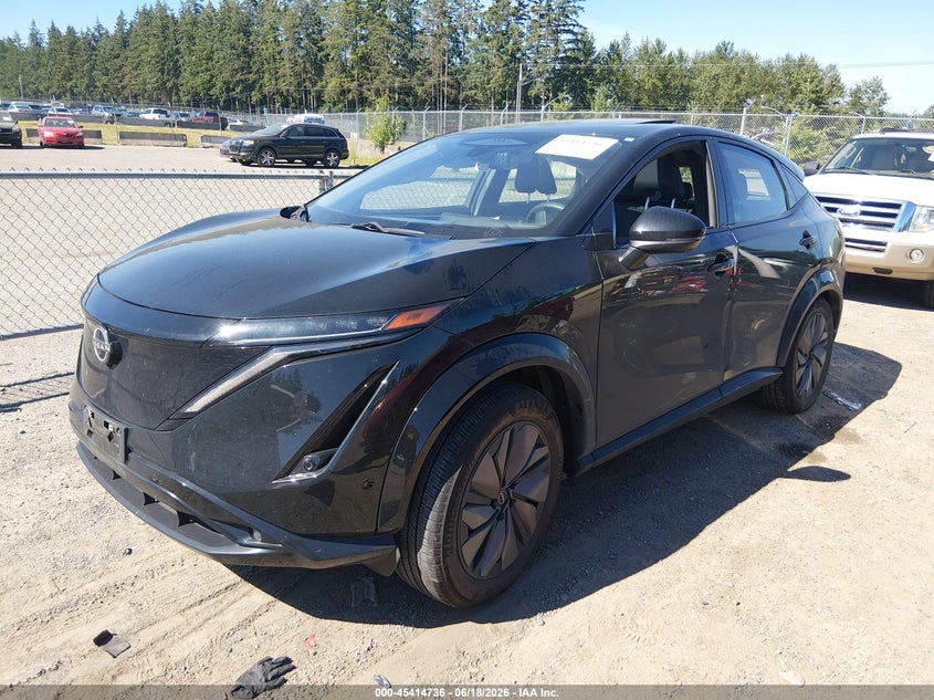 2024 Nissan Ariya VIN JN1DF0CD1RM730443 IAAI salvage auction — REAR END, Bill Of Sale (Washington), sold $12,250 on 2026-07-16 (photo 2)