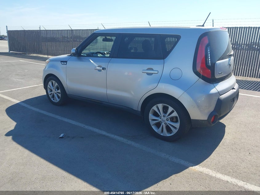 2014 Kia Soul VIN KNDJP3A52E7715484 IAAI salvage auction — THEFT, Salvage (California), sold $1,100 on 2026-07-28 (photo 3)