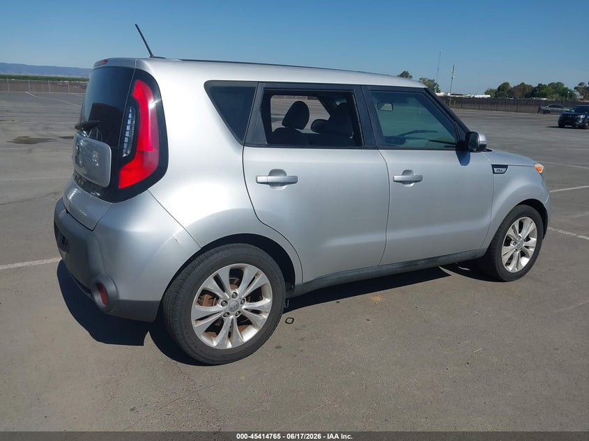 2014 Kia Soul VIN KNDJP3A52E7715484 IAAI salvage auction — THEFT, Salvage (California), sold $1,100 on 2026-07-28 (photo 4)