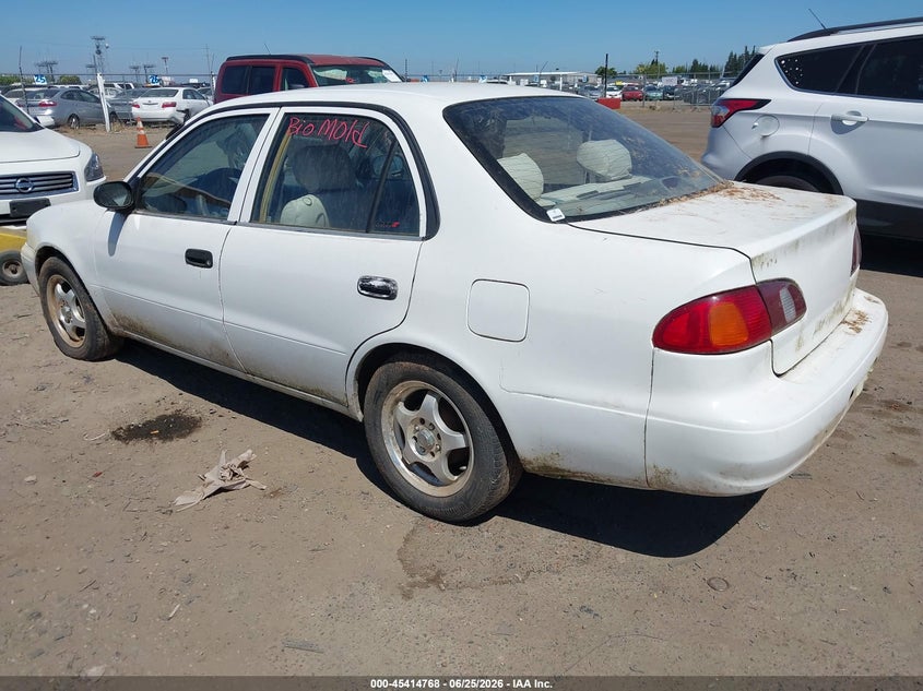 1999 Toyota Corolla VIN 1NXBR12E6XZ252928 IAAI salvage auction — NORMAL WEAR, Salvage Title - Dealer (California), sold $100 on 2026-07-08 (photo 3)
