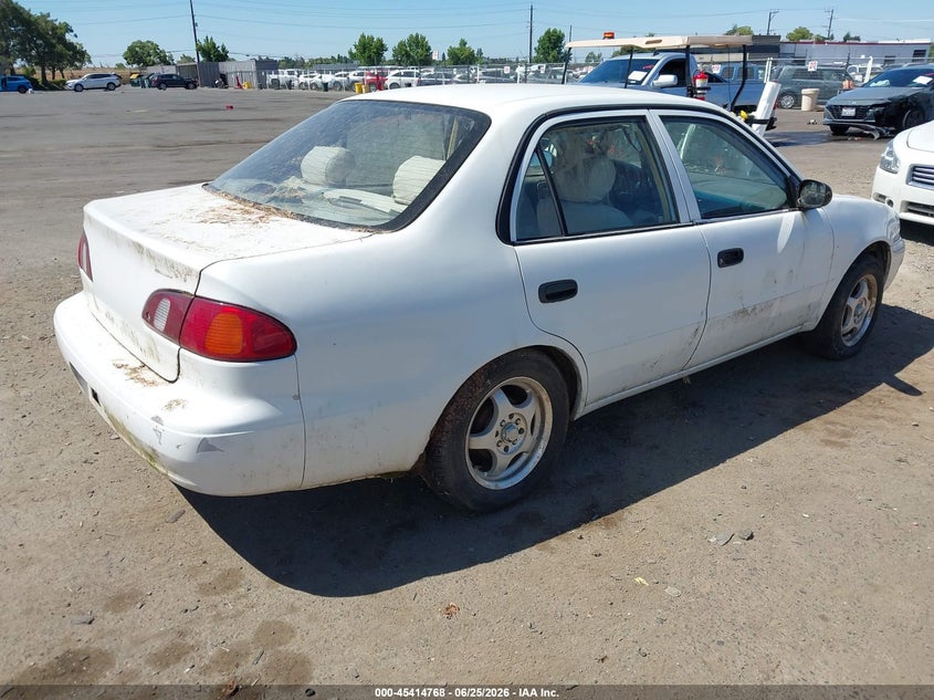 1999 Toyota Corolla VIN 1NXBR12E6XZ252928 IAAI salvage auction — NORMAL WEAR, Salvage Title - Dealer (California), sold $100 on 2026-07-08 (photo 4)