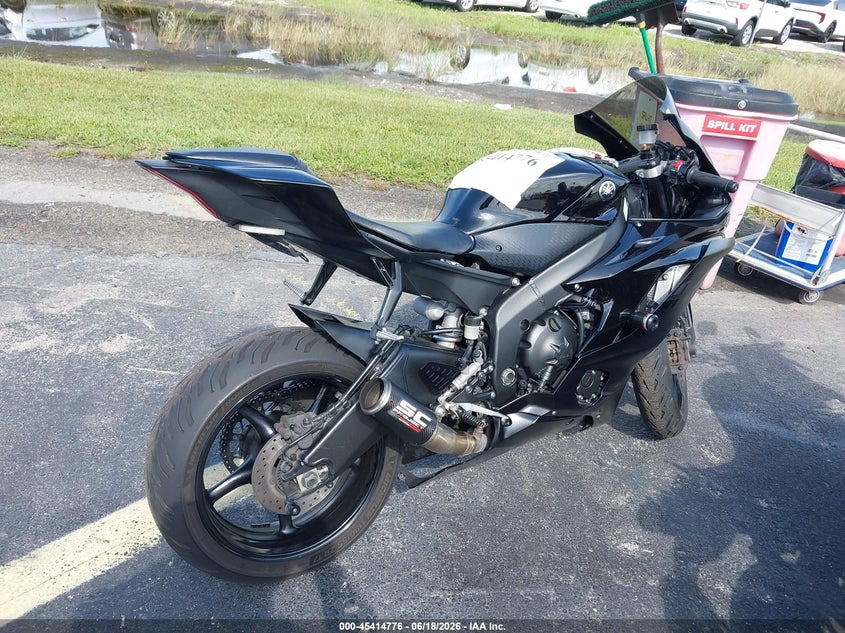 2020 Yamaha Yzf VIN JYARJ28E1LA007677 IAAI salvage auction — FRONT END, Salvage Title, sold $4,650 on 2026-08-26 (photo 4)
