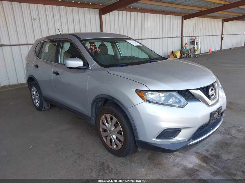 2016 Nissan Rogue VIN KNMAT2MV9GP721268 IAAI salvage auction — SIDE, Salvage (California), sold $1,900 on 2026-07-30 (photo 1)