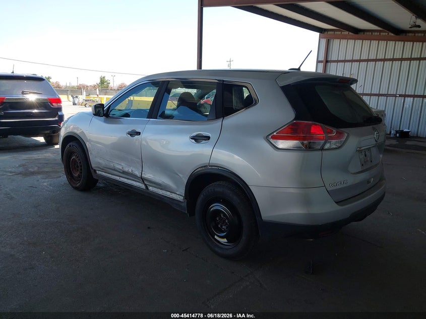 2016 Nissan Rogue VIN KNMAT2MV9GP721268 IAAI salvage auction — SIDE, Salvage (California), sold $1,900 on 2026-07-30 (photo 3)