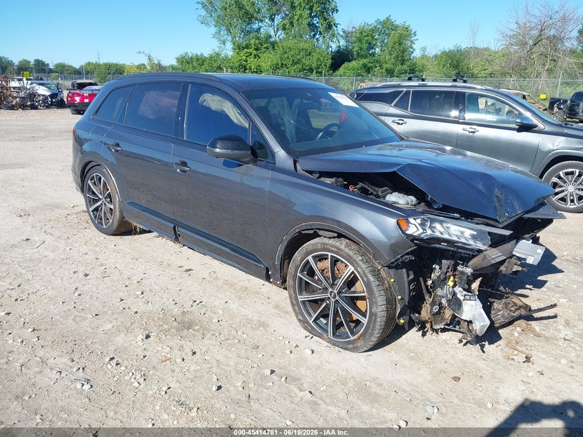 2021 Audi Sq7 VIN WA1VWBF7XMD018079 IAAI salvage auction — FRONT END, Wait Title, sold $8,300 on 2026-09-06 (photo 1)