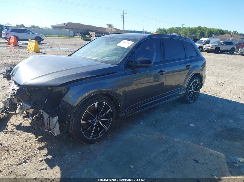 2021 Audi Sq7 VIN WA1VWBF7XMD018079 IAAI salvage auction — FRONT END, Wait Title, sold $8,300 on 2026-09-06 (photo 2)