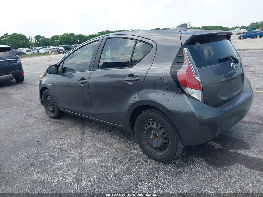 2016 Toyota Prius c VIN JTDKDTB31G1115491 IAAI salvage auction — NORMAL WEAR, Clear (Florida), sold $825 on 2026-07-23 (photo 3)